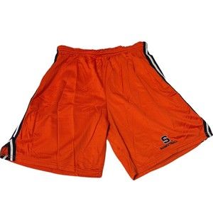 SYRACUSE ORANGE  VINTAGE MESH‎ BASKETBALL SHORTS INSEAM 7 1/2 SZ LARGE EXCELLENT